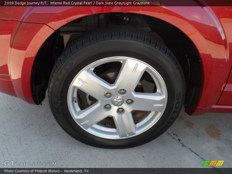 Inferno Red Crystal Pearl / Dark Slate Gray/Light Graystone 2009 Dodge Journey R/T