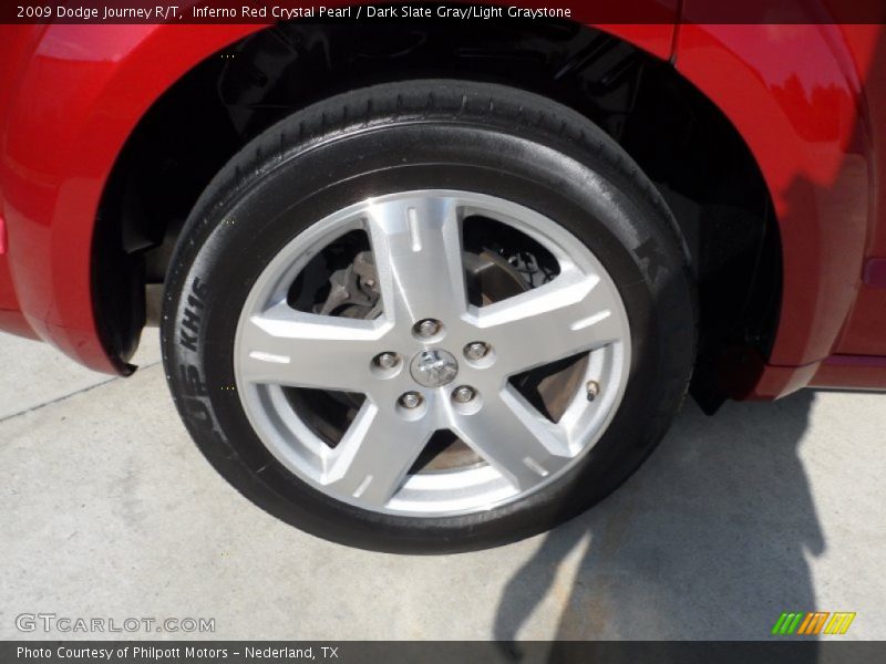 Inferno Red Crystal Pearl / Dark Slate Gray/Light Graystone 2009 Dodge Journey R/T