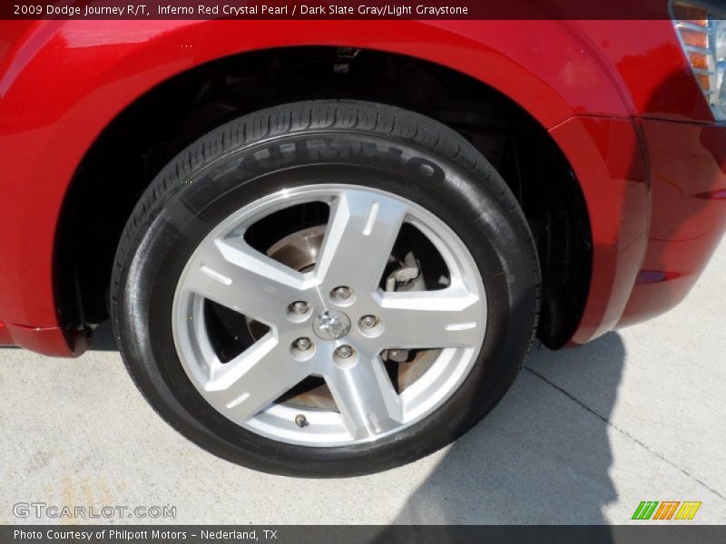 Inferno Red Crystal Pearl / Dark Slate Gray/Light Graystone 2009 Dodge Journey R/T