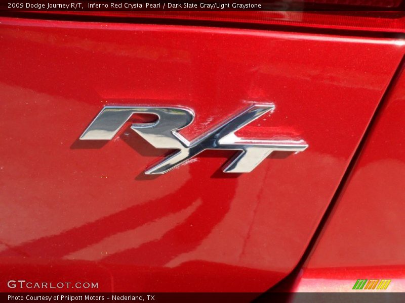 Inferno Red Crystal Pearl / Dark Slate Gray/Light Graystone 2009 Dodge Journey R/T