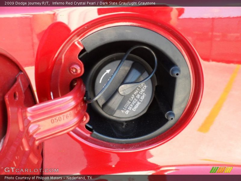 Inferno Red Crystal Pearl / Dark Slate Gray/Light Graystone 2009 Dodge Journey R/T