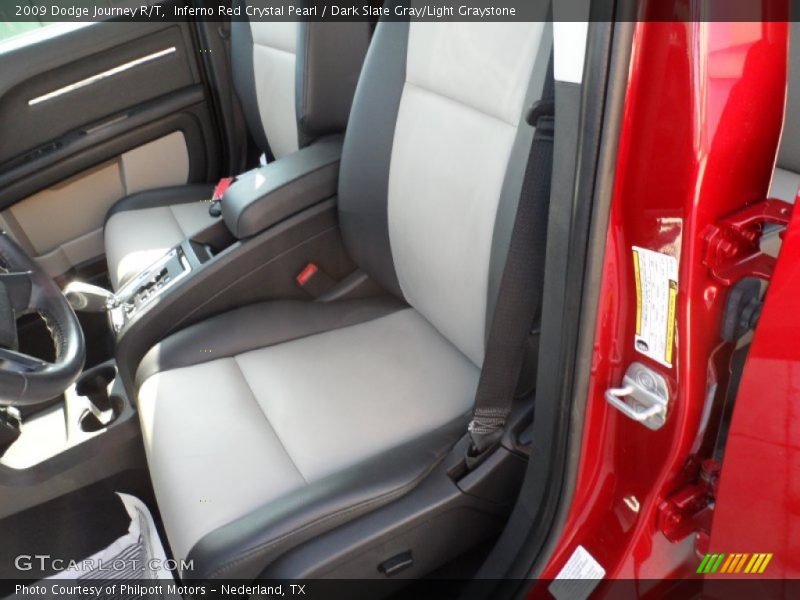 Inferno Red Crystal Pearl / Dark Slate Gray/Light Graystone 2009 Dodge Journey R/T