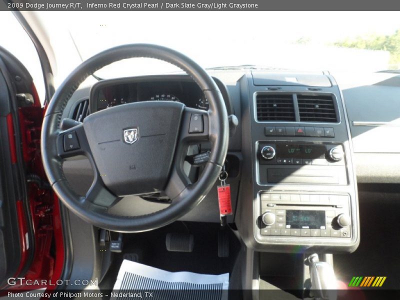 Inferno Red Crystal Pearl / Dark Slate Gray/Light Graystone 2009 Dodge Journey R/T