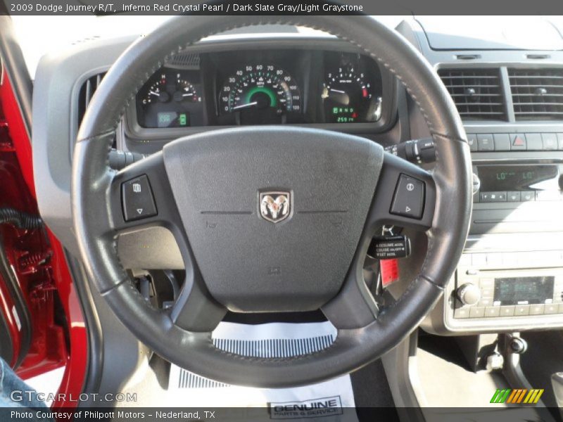 Inferno Red Crystal Pearl / Dark Slate Gray/Light Graystone 2009 Dodge Journey R/T