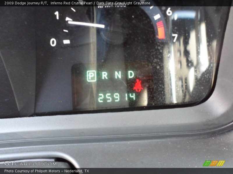 Inferno Red Crystal Pearl / Dark Slate Gray/Light Graystone 2009 Dodge Journey R/T