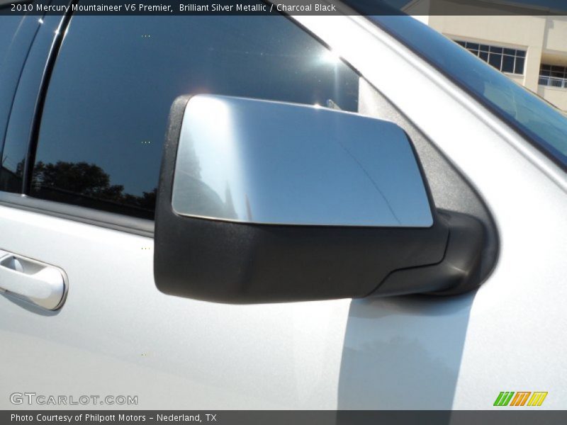 Brilliant Silver Metallic / Charcoal Black 2010 Mercury Mountaineer V6 Premier