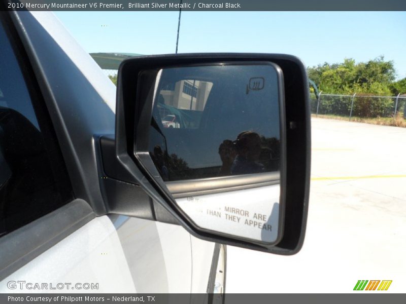 Brilliant Silver Metallic / Charcoal Black 2010 Mercury Mountaineer V6 Premier