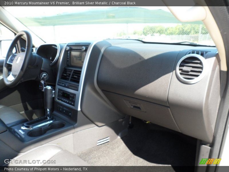 Brilliant Silver Metallic / Charcoal Black 2010 Mercury Mountaineer V6 Premier