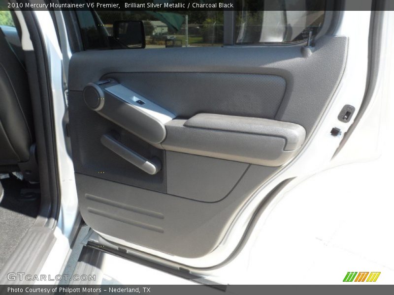 Brilliant Silver Metallic / Charcoal Black 2010 Mercury Mountaineer V6 Premier