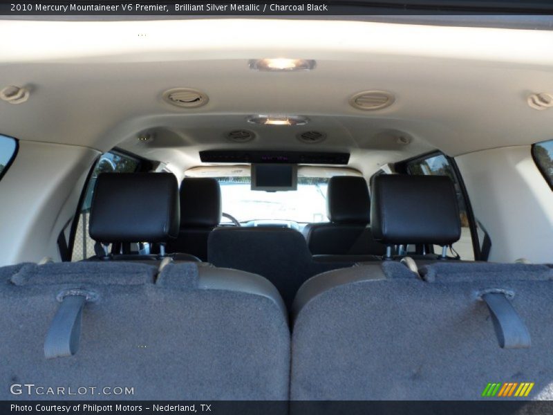 Brilliant Silver Metallic / Charcoal Black 2010 Mercury Mountaineer V6 Premier