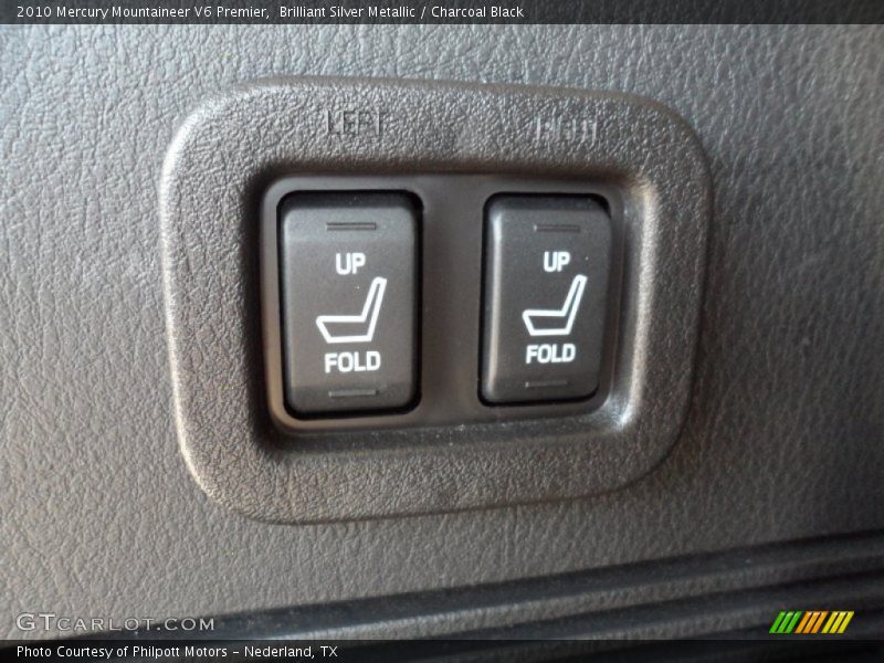Brilliant Silver Metallic / Charcoal Black 2010 Mercury Mountaineer V6 Premier