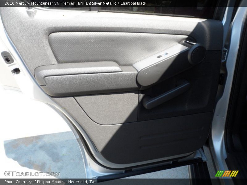 Brilliant Silver Metallic / Charcoal Black 2010 Mercury Mountaineer V6 Premier