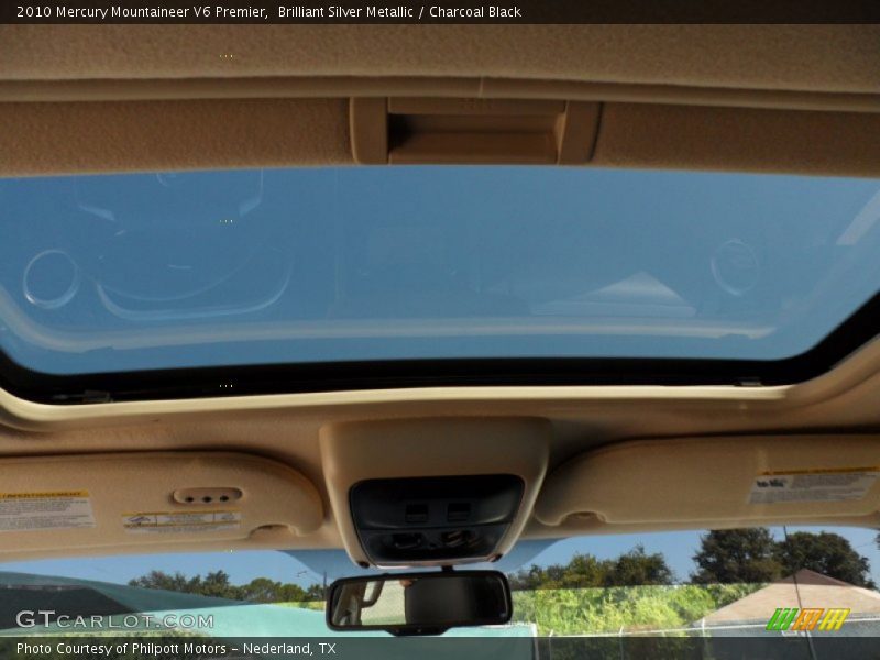 Brilliant Silver Metallic / Charcoal Black 2010 Mercury Mountaineer V6 Premier