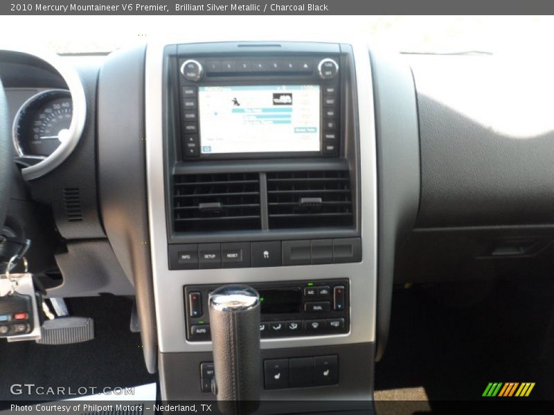 Brilliant Silver Metallic / Charcoal Black 2010 Mercury Mountaineer V6 Premier