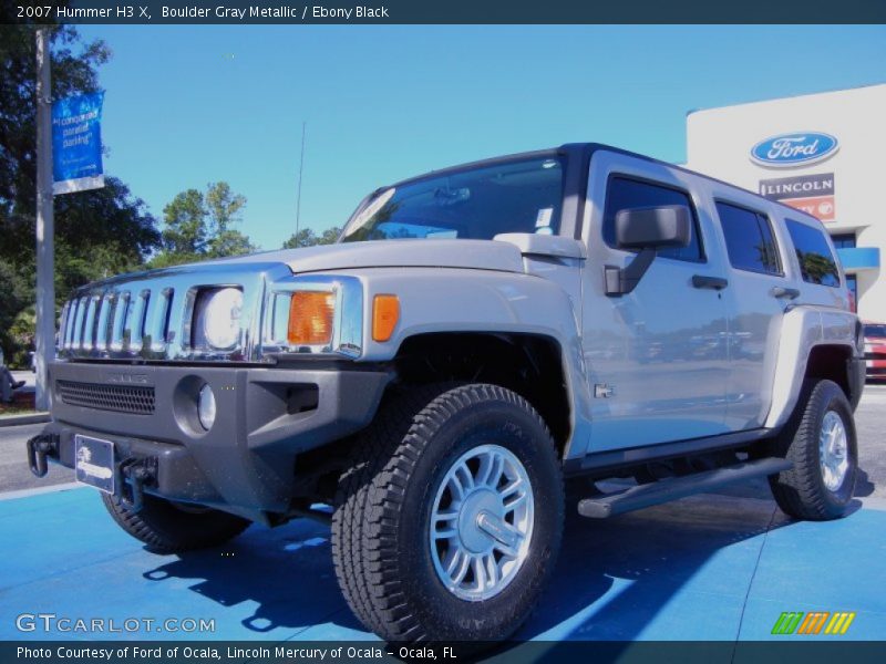 Boulder Gray Metallic / Ebony Black 2007 Hummer H3 X