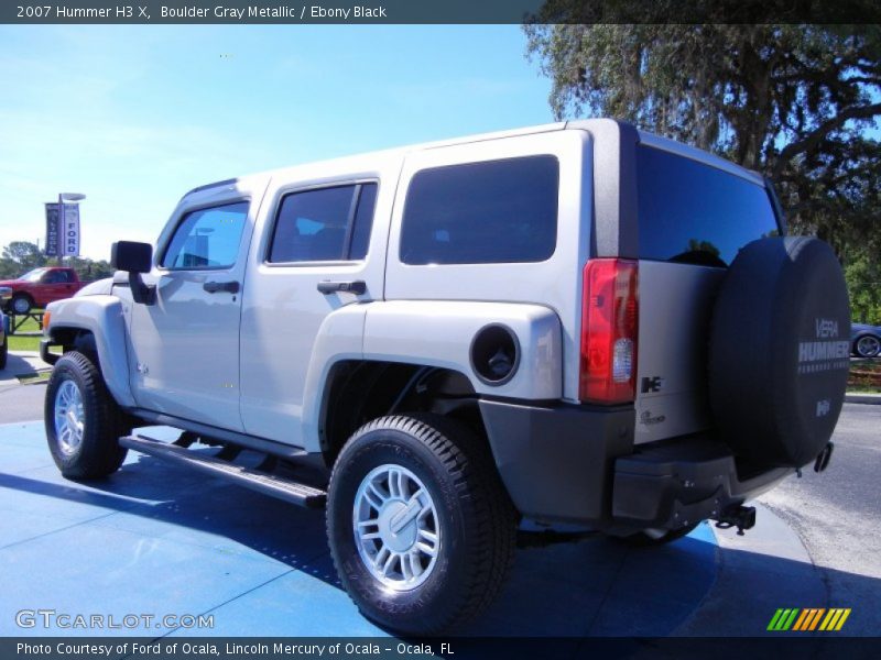 Boulder Gray Metallic / Ebony Black 2007 Hummer H3 X