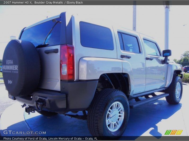 Boulder Gray Metallic / Ebony Black 2007 Hummer H3 X