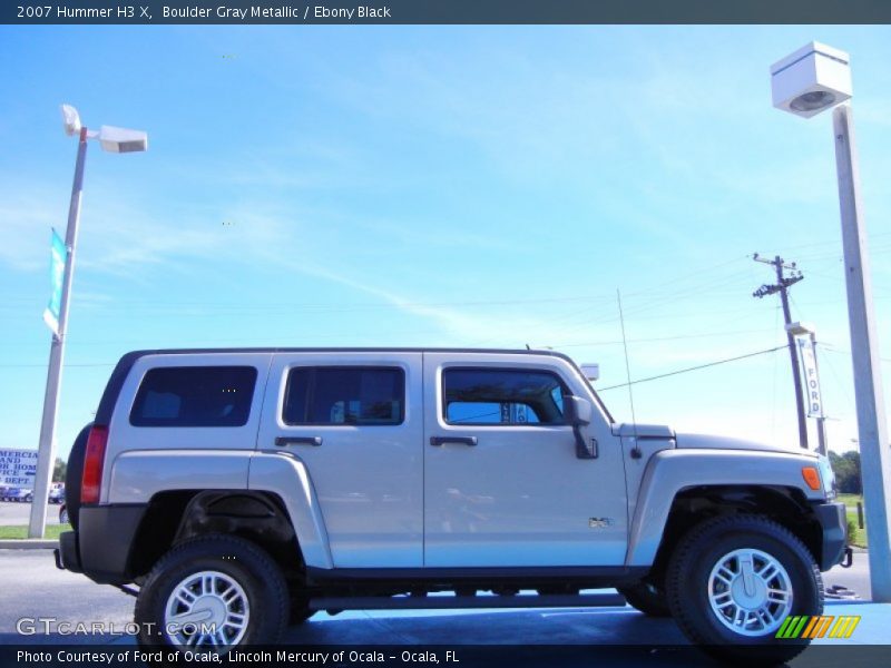 Boulder Gray Metallic / Ebony Black 2007 Hummer H3 X