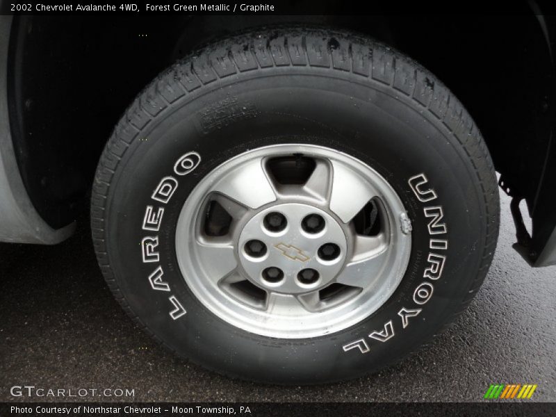 Forest Green Metallic / Graphite 2002 Chevrolet Avalanche 4WD