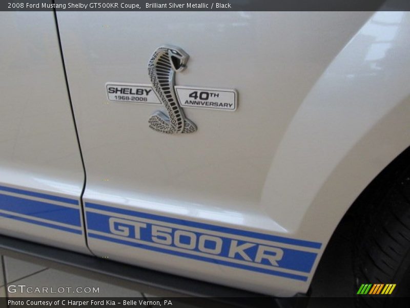  2008 Mustang Shelby GT500KR Coupe Logo