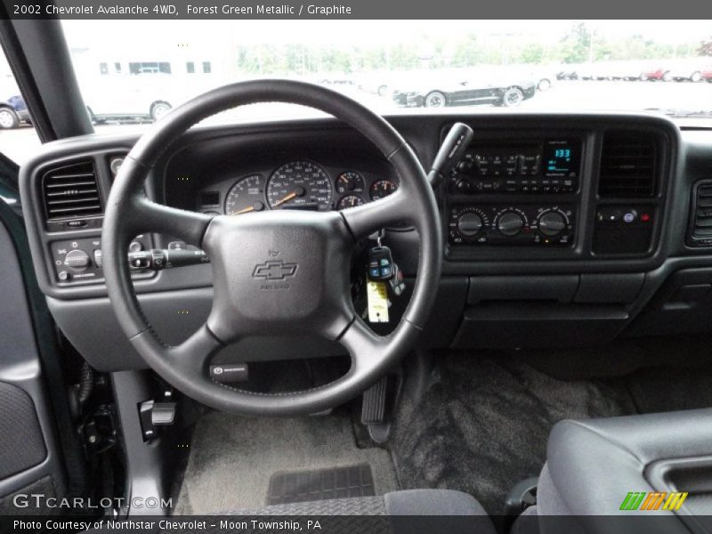Forest Green Metallic / Graphite 2002 Chevrolet Avalanche 4WD