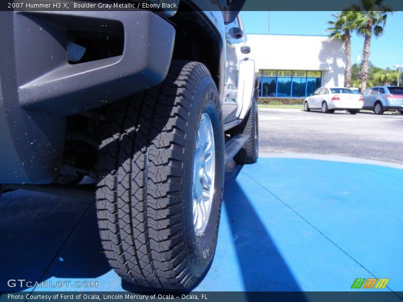 Boulder Gray Metallic / Ebony Black 2007 Hummer H3 X