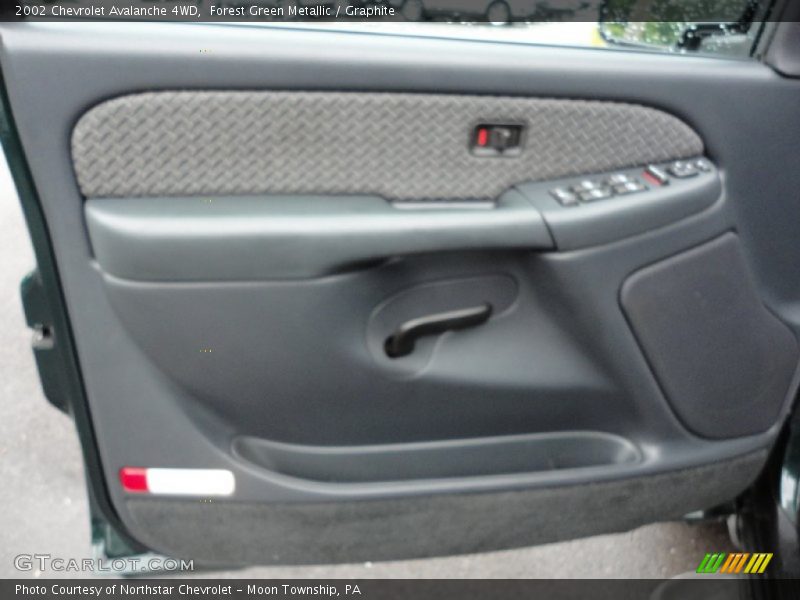 Forest Green Metallic / Graphite 2002 Chevrolet Avalanche 4WD