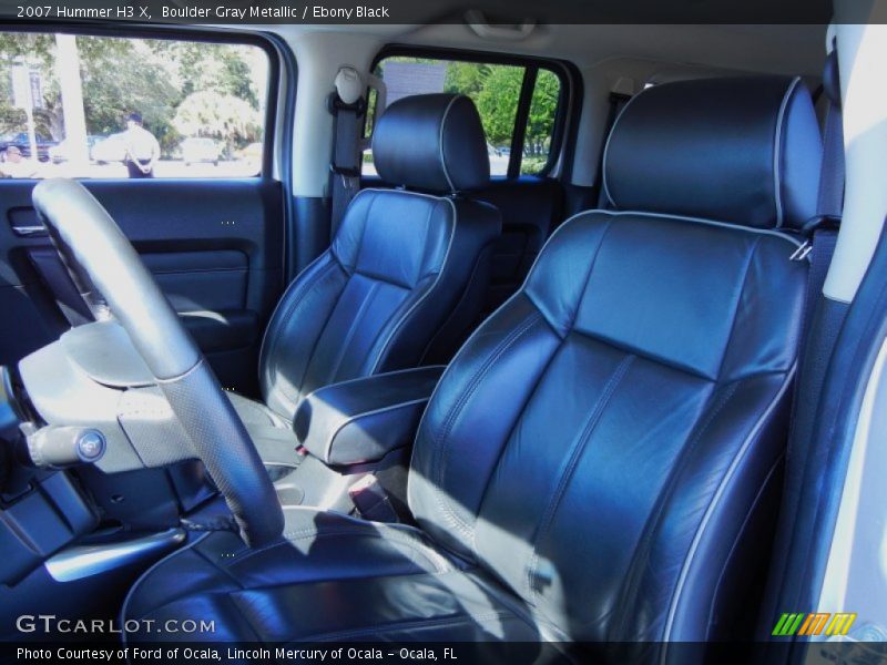 Boulder Gray Metallic / Ebony Black 2007 Hummer H3 X