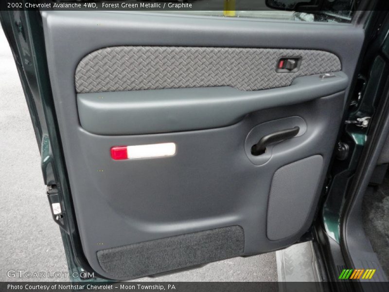 Forest Green Metallic / Graphite 2002 Chevrolet Avalanche 4WD