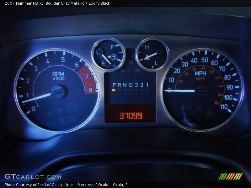 Boulder Gray Metallic / Ebony Black 2007 Hummer H3 X