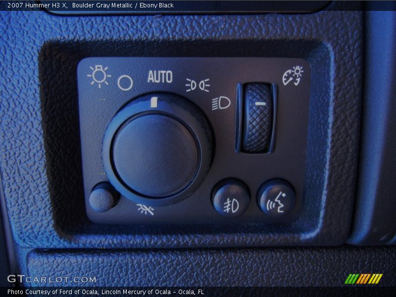Boulder Gray Metallic / Ebony Black 2007 Hummer H3 X
