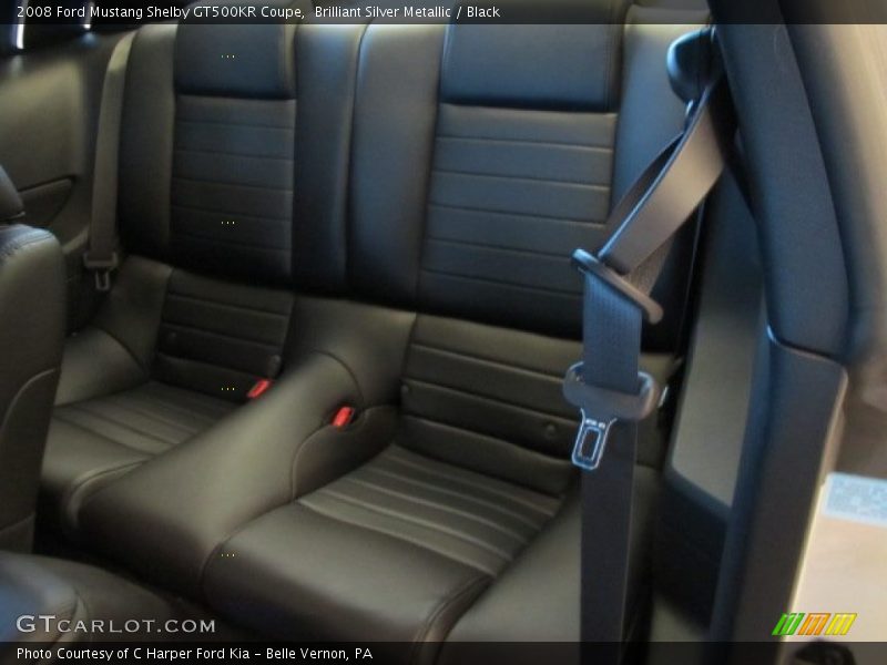 Brilliant Silver Metallic / Black 2008 Ford Mustang Shelby GT500KR Coupe