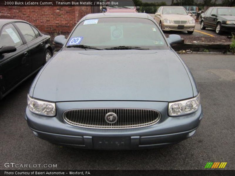 Titanium Blue Metallic / Medium Blue 2000 Buick LeSabre Custom