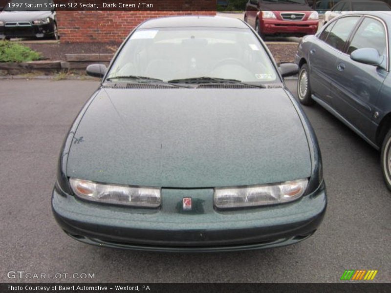 Dark Green / Tan 1997 Saturn S Series SL2 Sedan