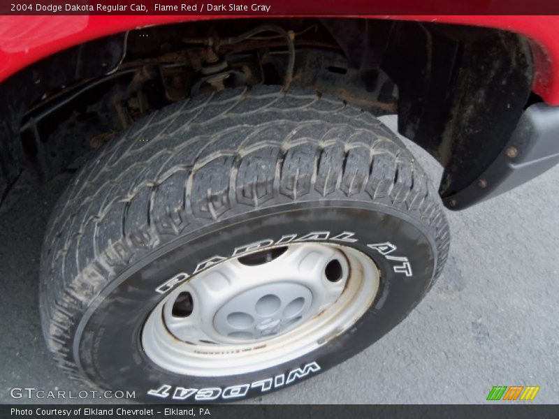 Flame Red / Dark Slate Gray 2004 Dodge Dakota Regular Cab