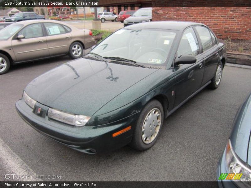 Dark Green / Tan 1997 Saturn S Series SL2 Sedan