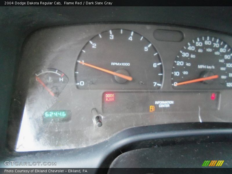 Flame Red / Dark Slate Gray 2004 Dodge Dakota Regular Cab