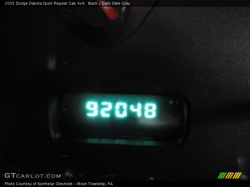 Black / Dark Slate Gray 2003 Dodge Dakota Sport Regular Cab 4x4