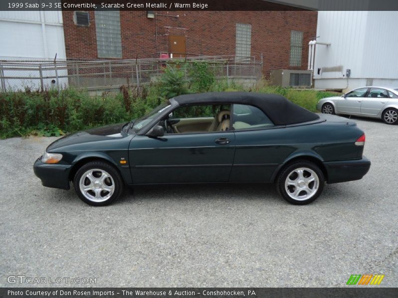  1999 9-3 SE Convertible Scarabe Green Metallic