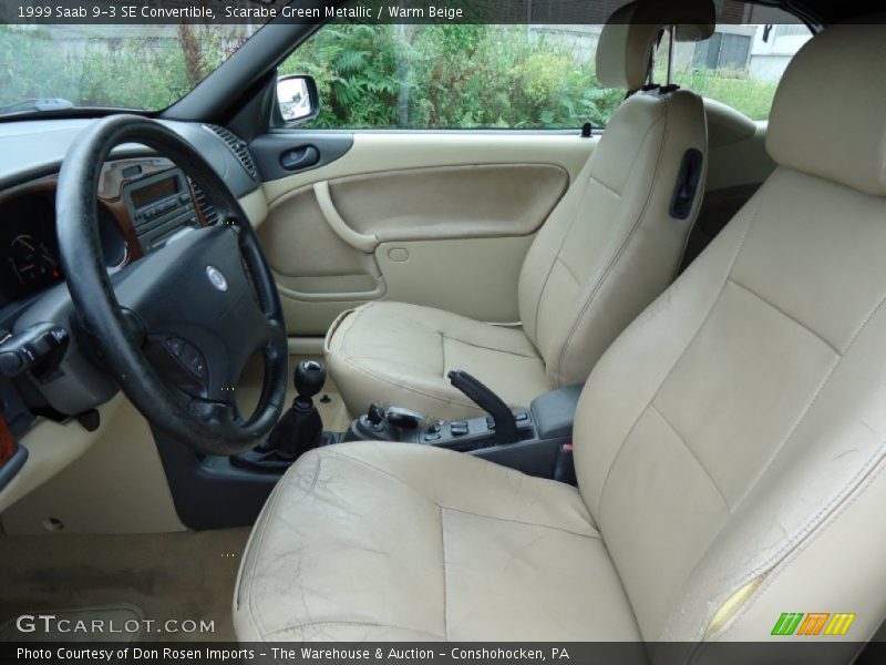  1999 9-3 SE Convertible Warm Beige Interior