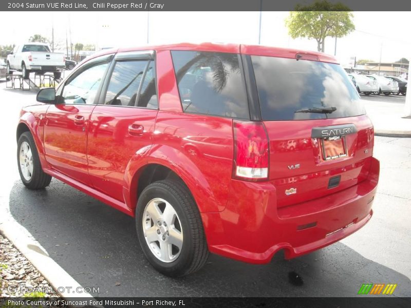 Chili Pepper Red / Gray 2004 Saturn VUE Red Line