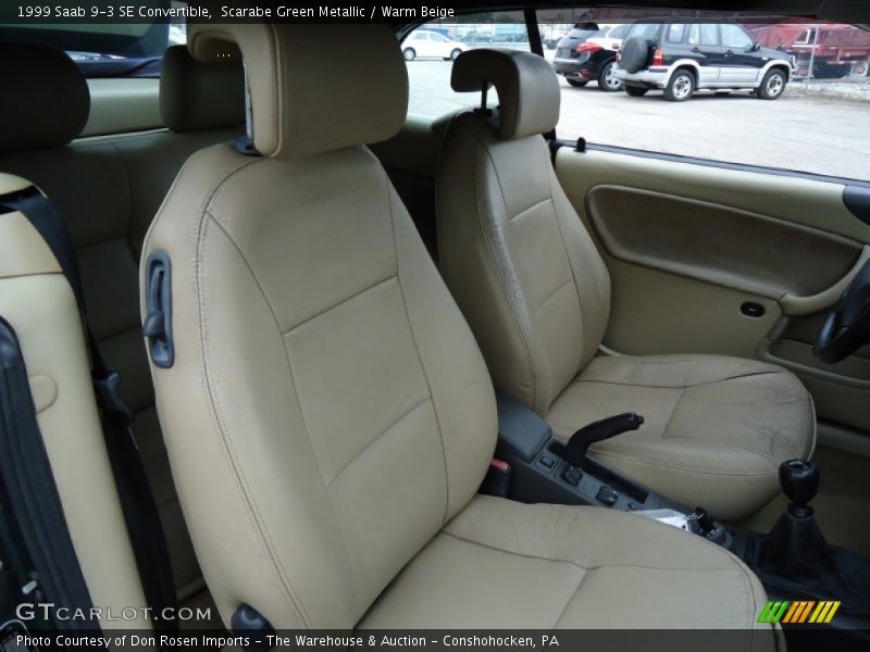  1999 9-3 SE Convertible Warm Beige Interior