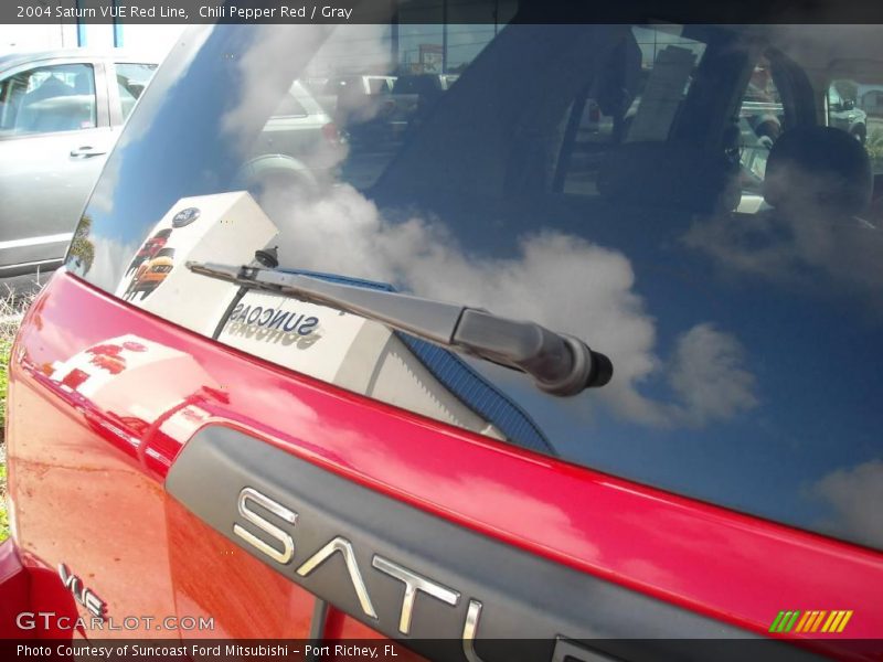 Chili Pepper Red / Gray 2004 Saturn VUE Red Line