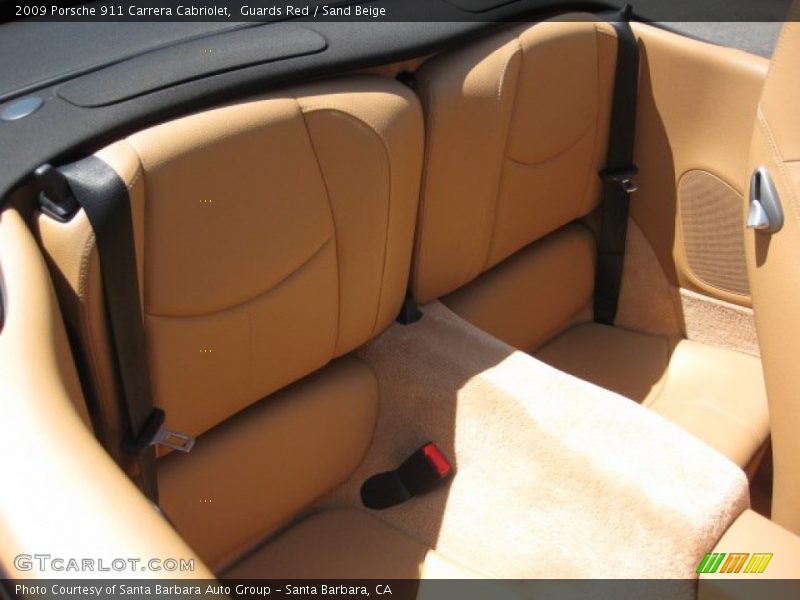 Guards Red / Sand Beige 2009 Porsche 911 Carrera Cabriolet