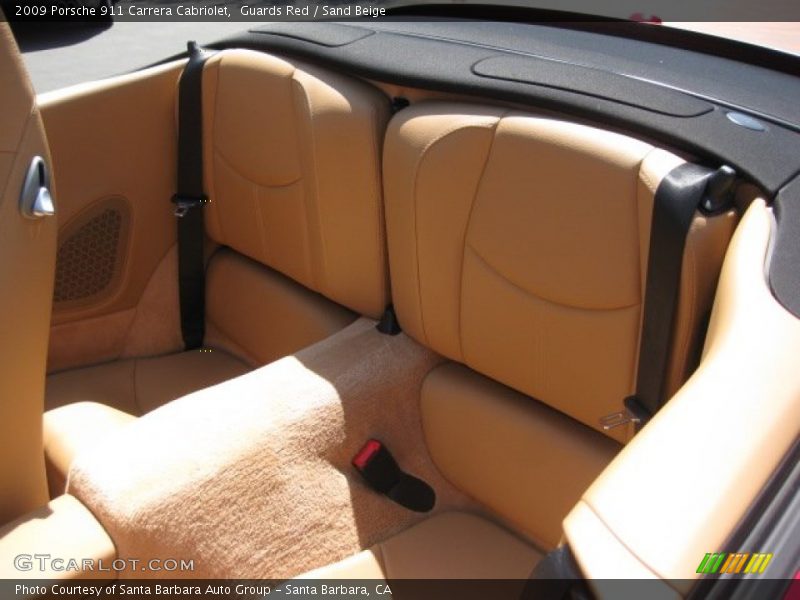 Guards Red / Sand Beige 2009 Porsche 911 Carrera Cabriolet