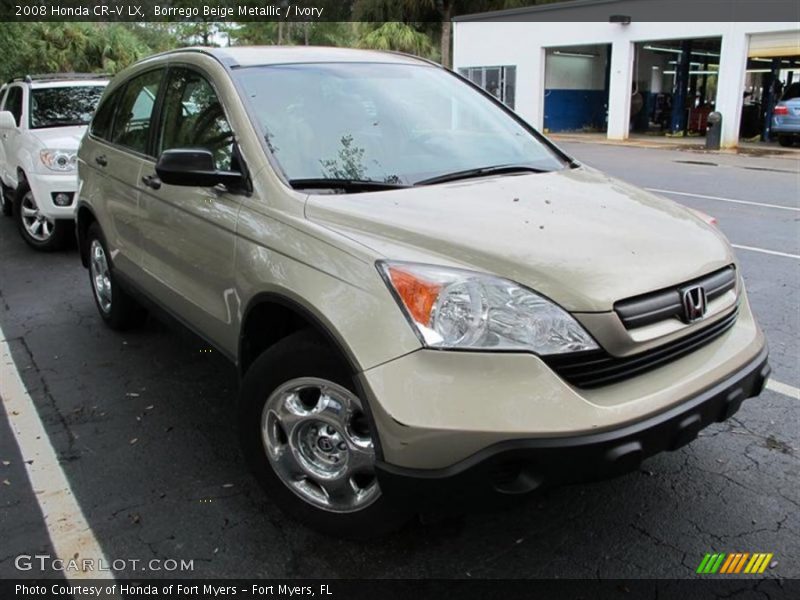 Borrego Beige Metallic / Ivory 2008 Honda CR-V LX