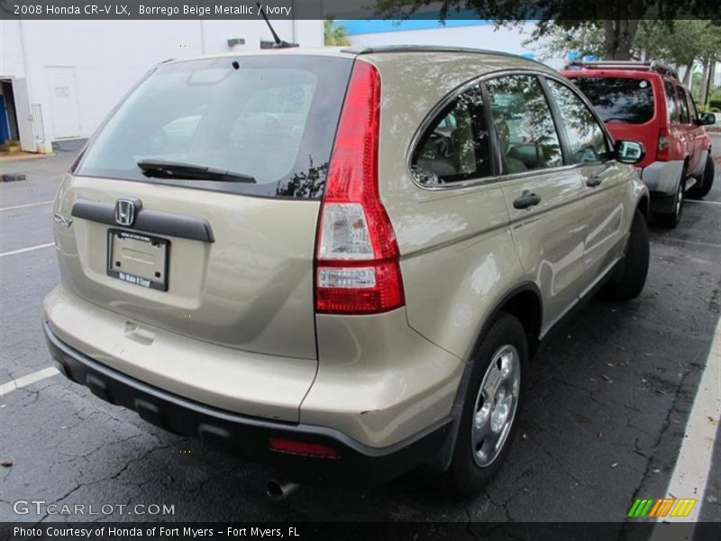 Borrego Beige Metallic / Ivory 2008 Honda CR-V LX