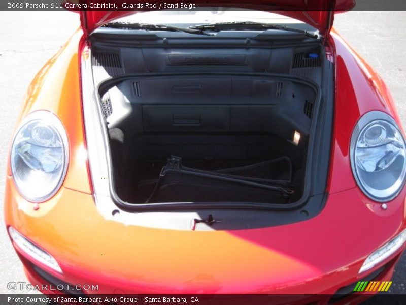 Guards Red / Sand Beige 2009 Porsche 911 Carrera Cabriolet