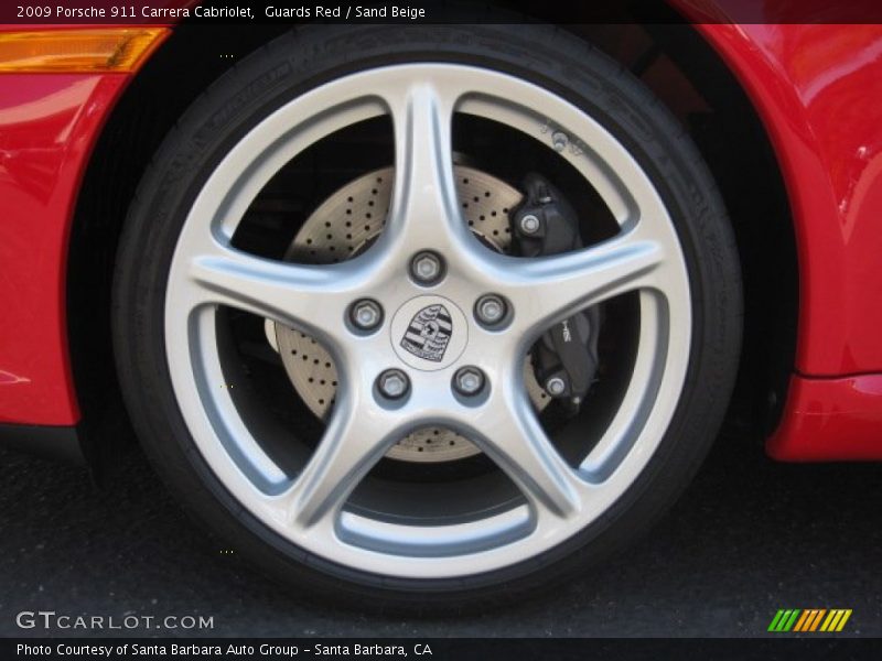 Guards Red / Sand Beige 2009 Porsche 911 Carrera Cabriolet