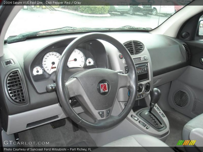 Chili Pepper Red / Gray 2004 Saturn VUE Red Line